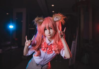 全新图片， 敬请你欣赏：妖君白研COS玛修经典角色扮演。