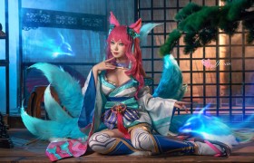 《英雄联盟》灵魂莲华 阿狸COS真人图(CN:亦南南南)