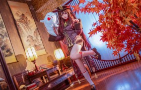 Sayako(さやこ)原神-胡桃COSPLAY图欣赏
