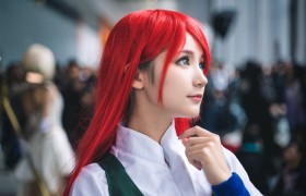 《火影忍者》漩涡玖辛奈人物COS图（cn:宇智波梧桐木吾木同）