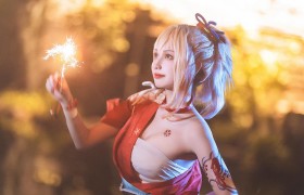 原神-宵宫·琉焰华舞Cosplay(CN:尾大的尘喵喵)
