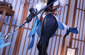 水淼Aqua《原神》申鹤COS 17张真人图