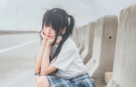 萝莉COS#桜桃喵《耳畔的风》美照欣赏