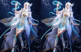 甜美女神COS西施 美的都舍不得移不开眼睛