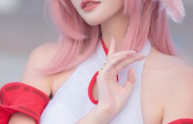 《原神》八重神子 泳装COS图（CN：沧霁桔梗）
