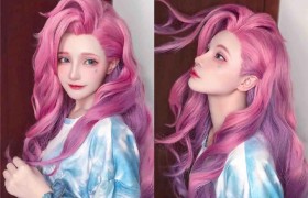 千夜未来《英雄联盟》萨勒芬妮COSPLAY真人图