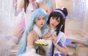 四大美女同款出镜《王者荣耀》英雄人物旗袍装
