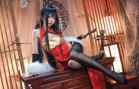 水淼Aqua碧蓝航线大凤新春旗袍