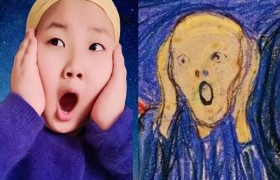 当小学生COS世界名画，是什么样的水平？