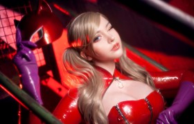 俄罗斯美女Sayathefox 女神异闻录-高卷杏COS图