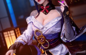 《原神》雷电将军COS真人图（CN：露兒大魔王_）