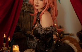 玉藻前漆黑魔术师COS图（CN：凌凌子）
