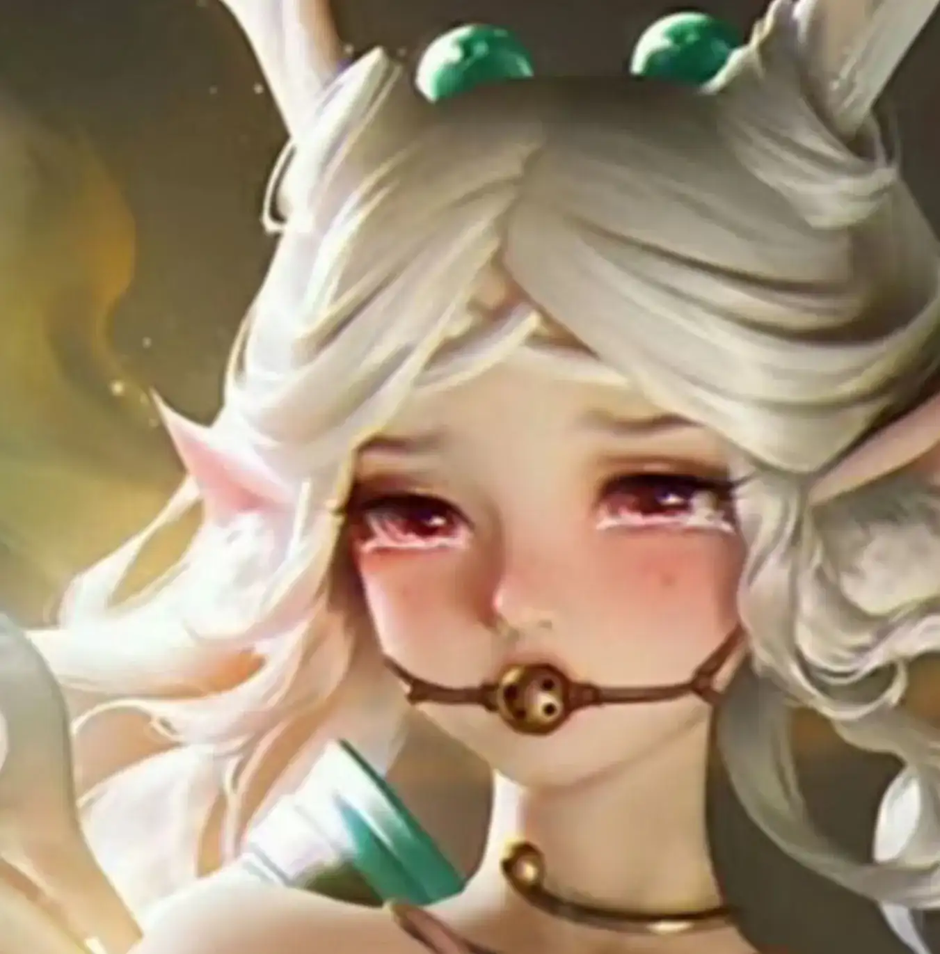 王者荣耀瑶遇见神鹿嘴巴里流口水,含着铁球的样子图片-1 王者荣耀瑶遇见神鹿嘴巴里流口水,含着铁球的样子图片-1