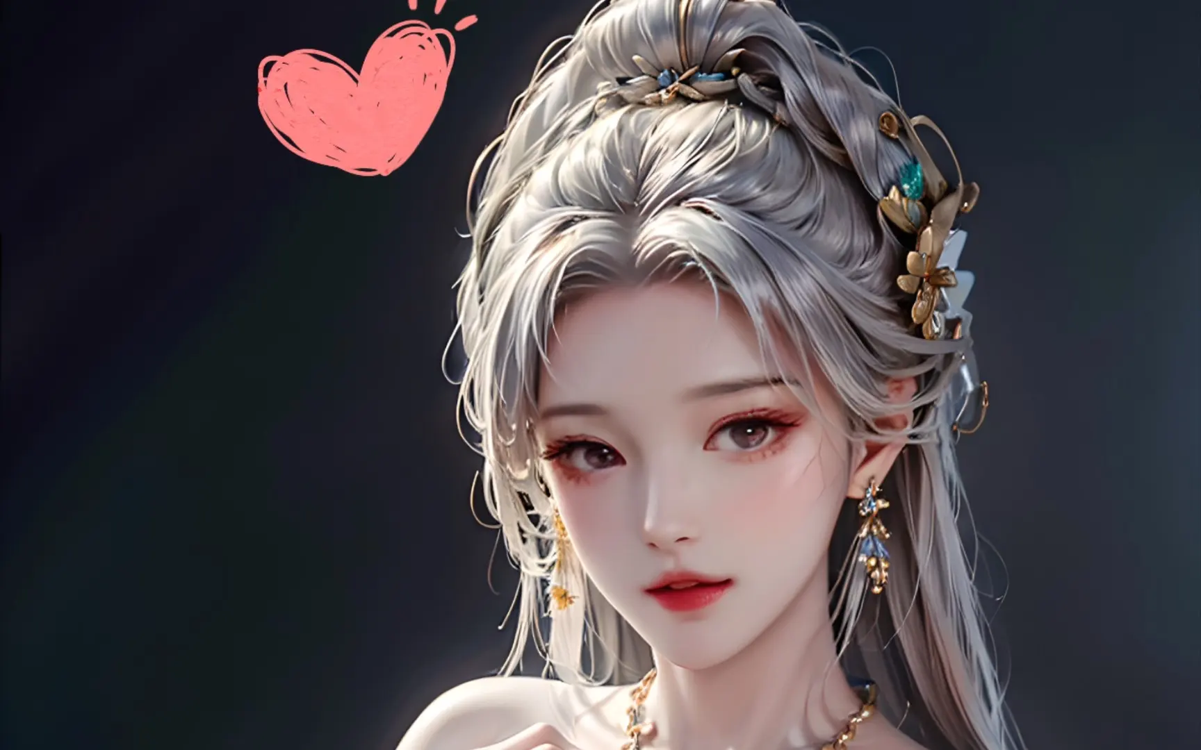 《王者荣耀》伽罗翻白眼流口水流眼泪全身照的样子什么梗-5