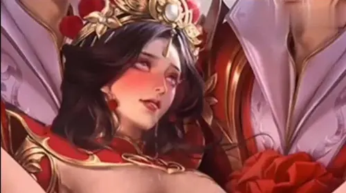 《王者荣耀》女英雄翻白眼流口水的样子人物图片-2