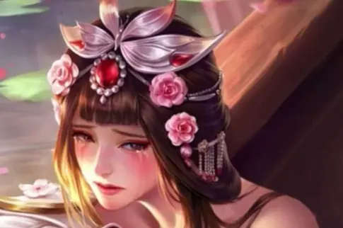 《王者荣耀》女英雄翻白眼流口水的样子人物图片-5