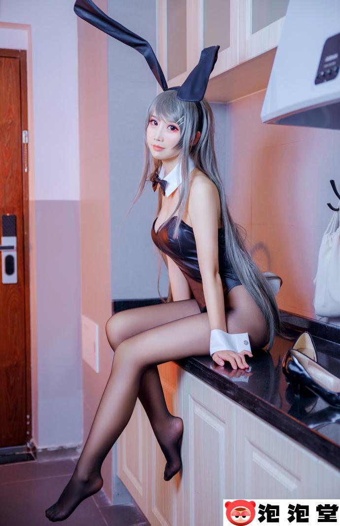面饼仙儿樱岛麻衣兔女郎学姐cos作品简直惊艳到了我的眼睛-3