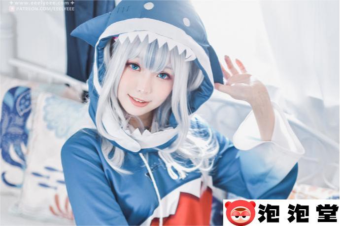 宝岛博主ElyEE子噶呜古拉小鲨鲨甜美灵动的样子惹人爱-1