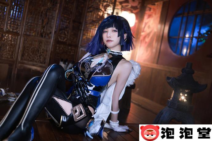 曼妙身姿水淼aqua夜兰礼服的原神cos作品免费哪里看-2