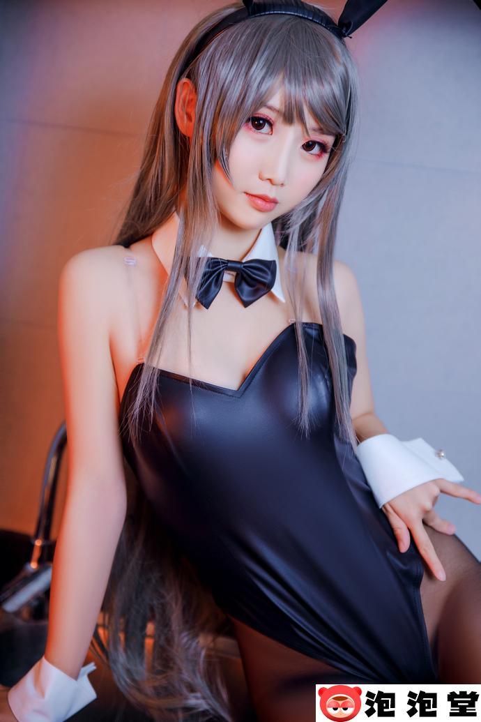 养眼放送！甜美少女面饼仙儿樱岛麻衣兔女郎学姐魅力四射-4