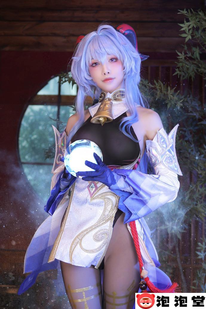 诱人身材太惹火！水淼aqua甘雨魅魔同人cos作品魅力降临-4