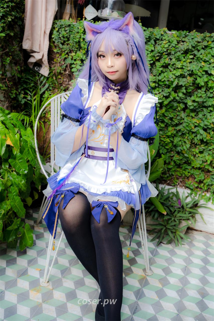 泰国coser Kadorin Hitomi介绍，品原神刻晴cos