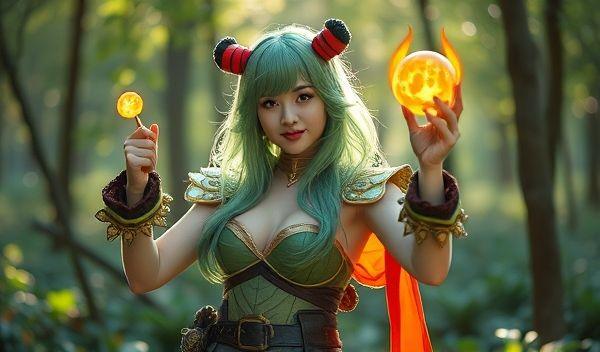 杨晨晨晨间雨露写真解析：光影魔法与少女感的完美碰撞-1