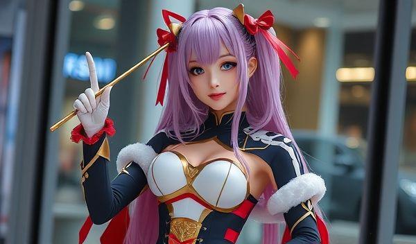 镜头下的百变精灵：陆萱萱如何从素人蜕变为顶流coser女神-1