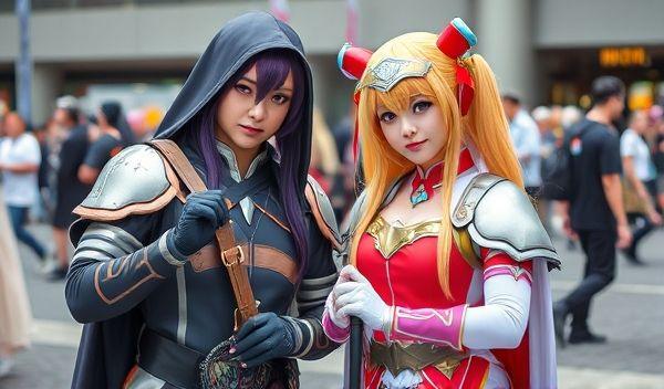 周于希和尹菲在一起图片大赏：独家cosplay合体写真解析-1