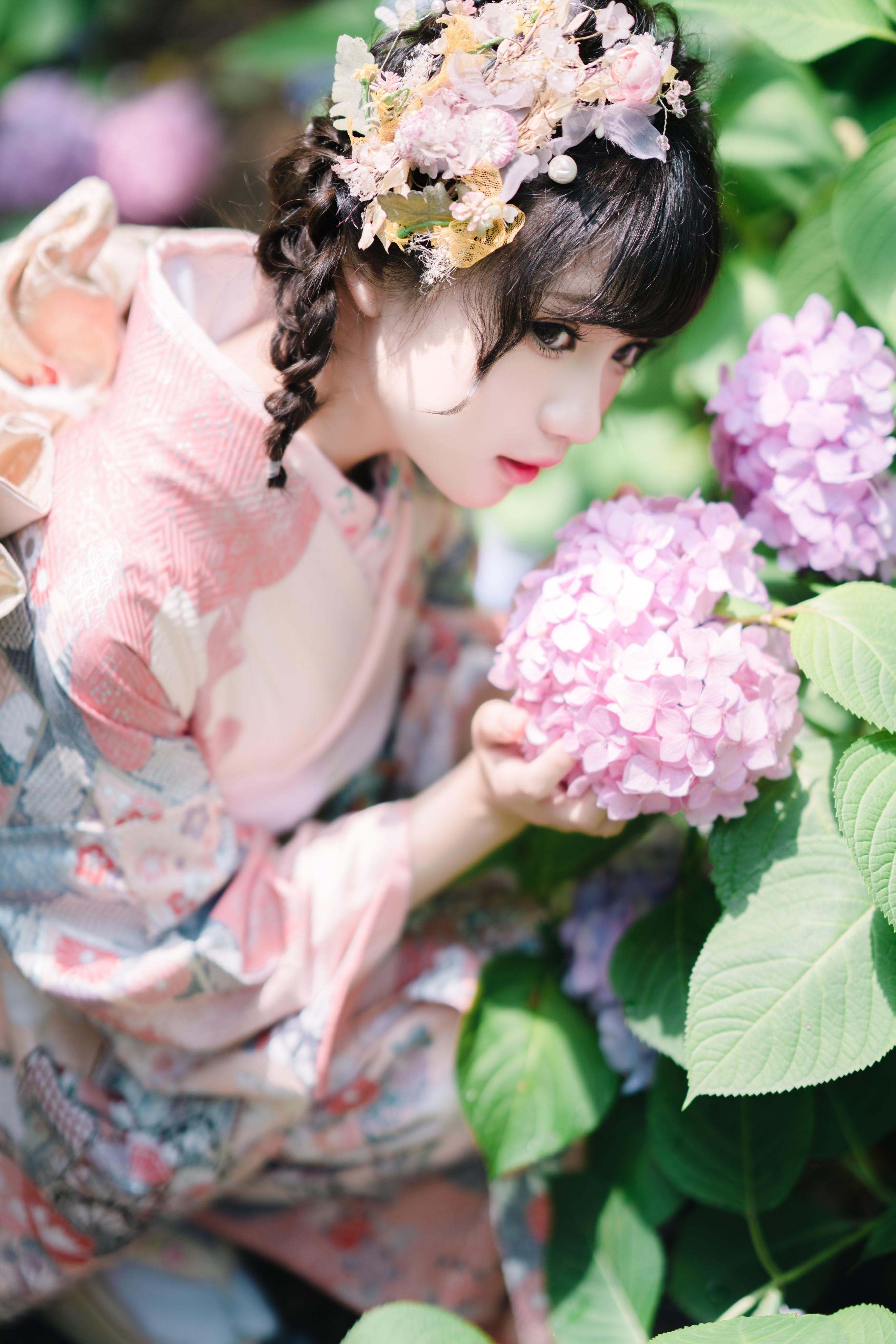 绣球花和服青春美少女系列作品-N5次元