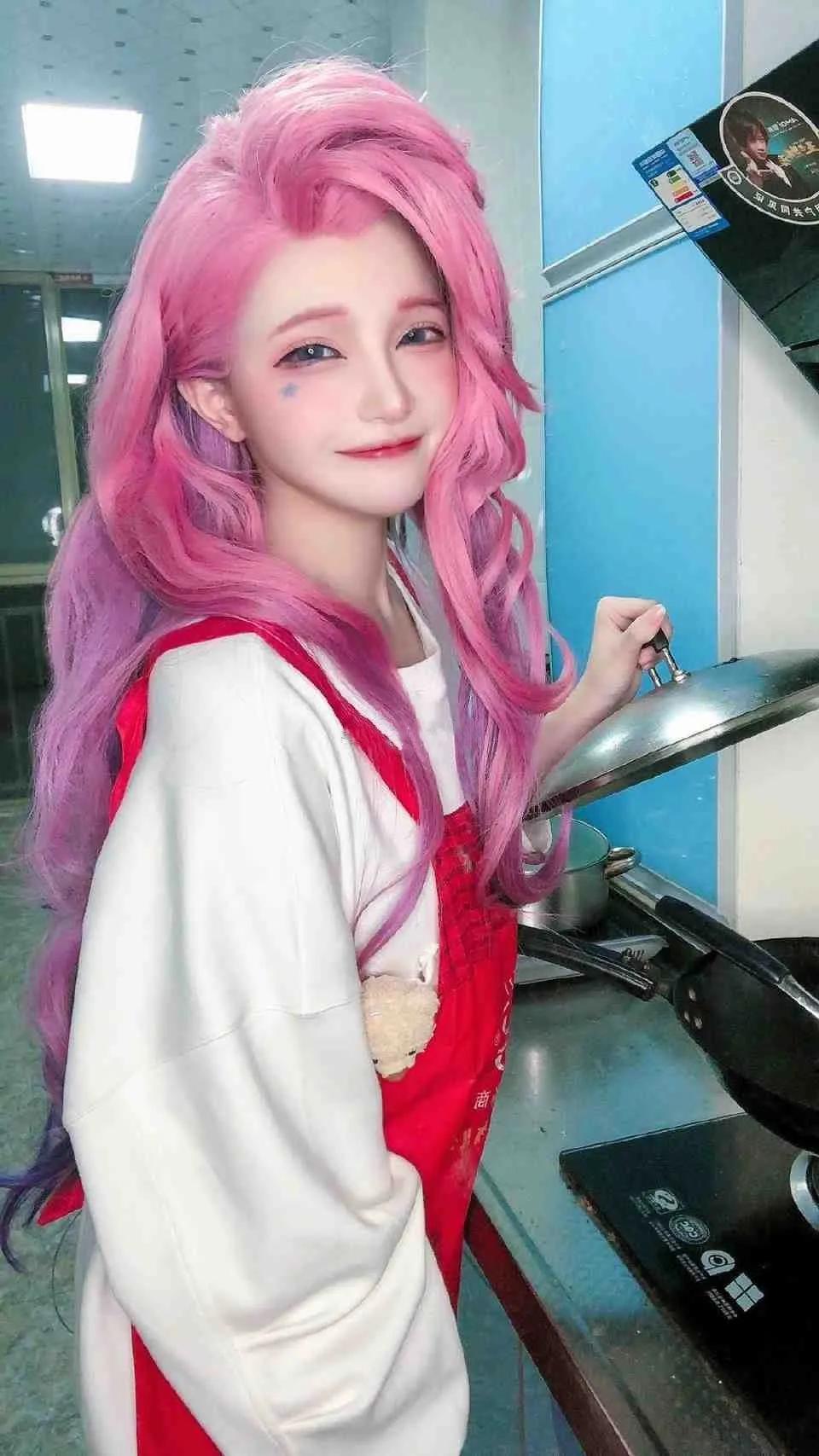 千夜未来《英雄联盟》萨勒芬妮COSPLAY真人图-图集侠