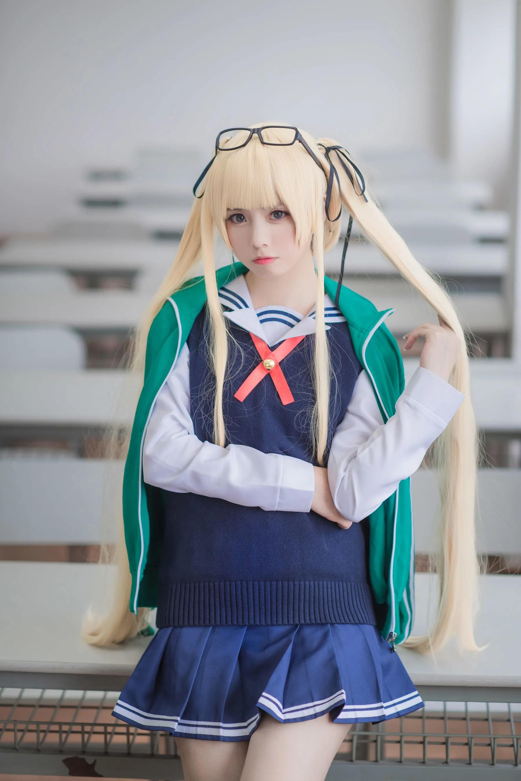 萝莉白金Saki 日系校服