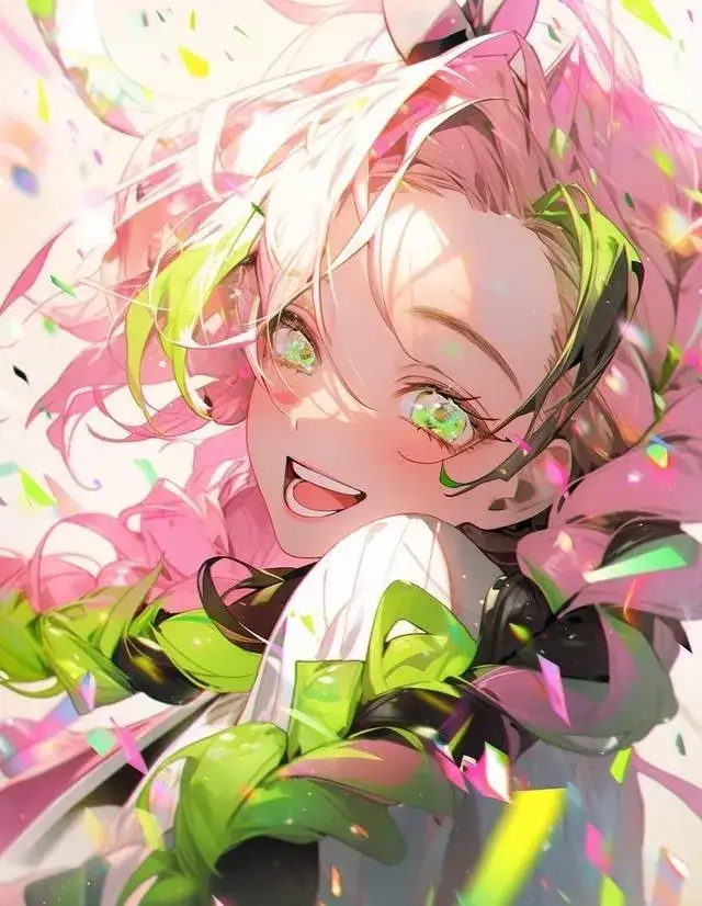 鬼灭之刃女角色去掉所有服装图片,甘露寺蜜璃去掉所有衣服样子