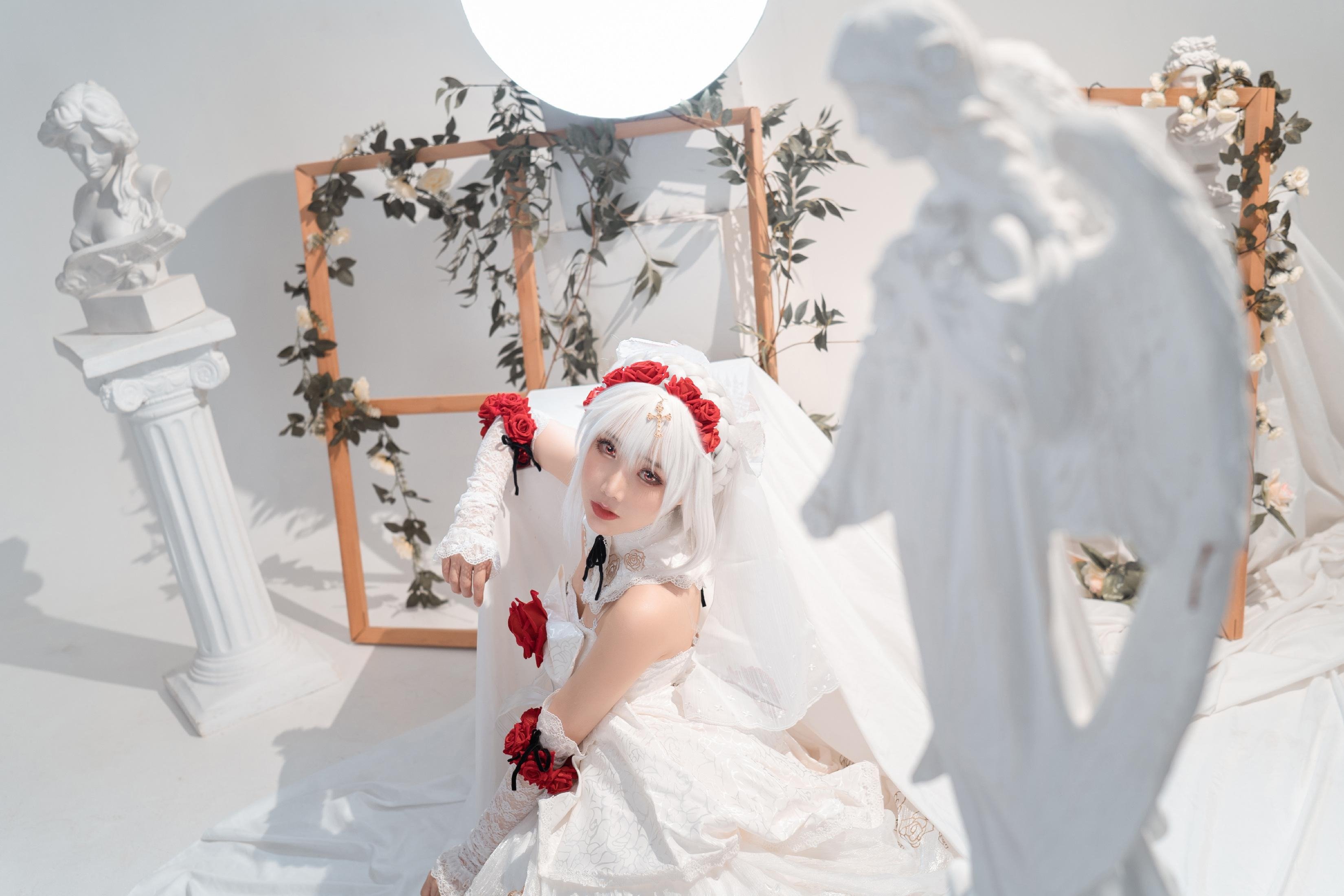 《崩坏3rd》德丽莎花嫁COS图欣赏（CN：面饼仙儿）-N5次元
