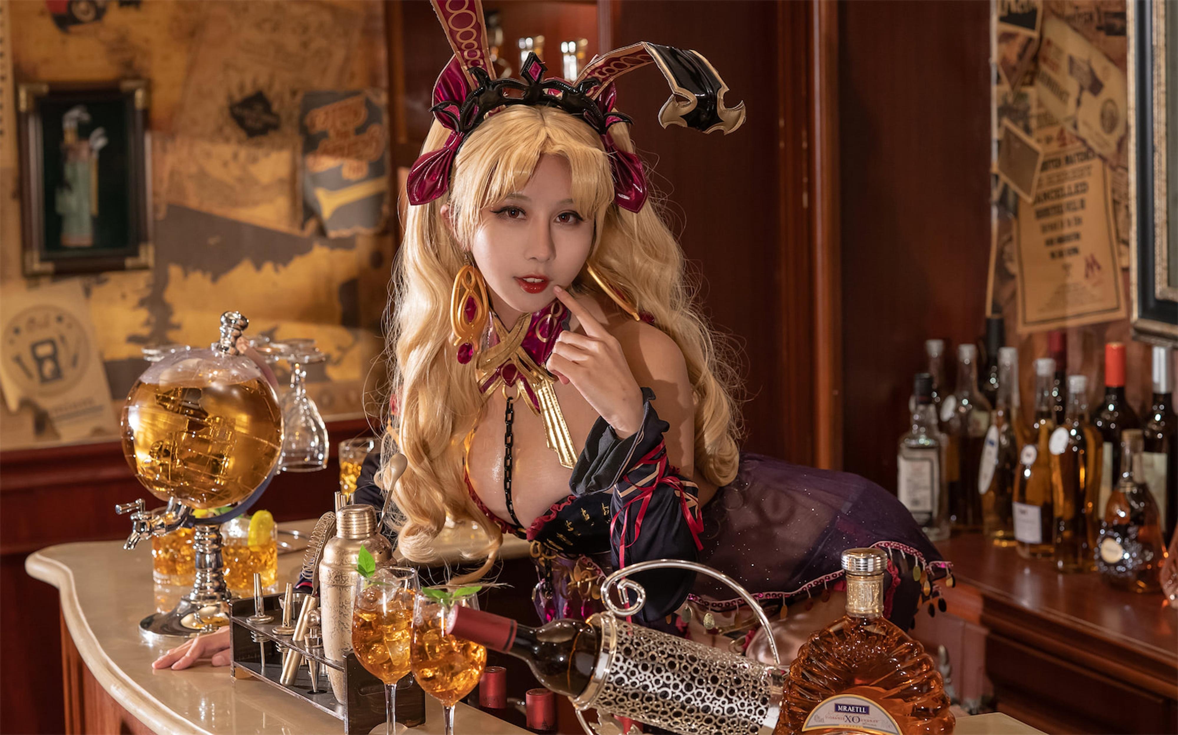 枪凛同人兔女郎COS图欣赏(CN：云溪溪奶桃)-N5次元