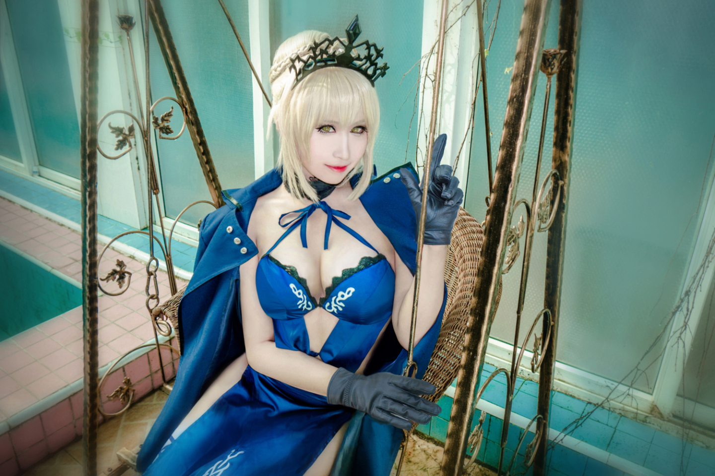 FateGrandOrder 黑saber cosplay欣赏（CN：虚空_澪绫）-图集侠