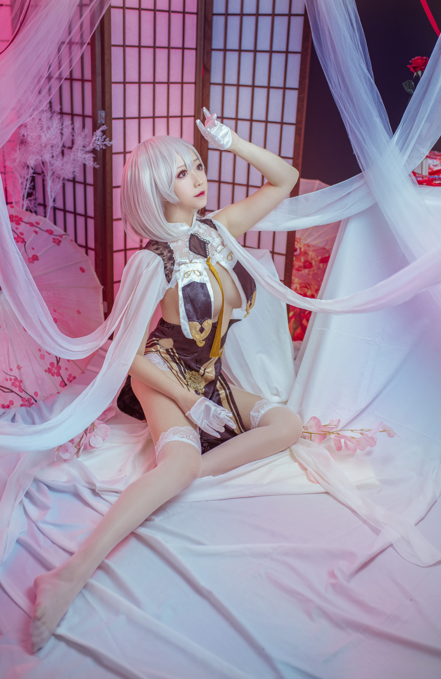 《碧蓝航线》天狼星旗袍cosplay真人图欣赏-图集侠
