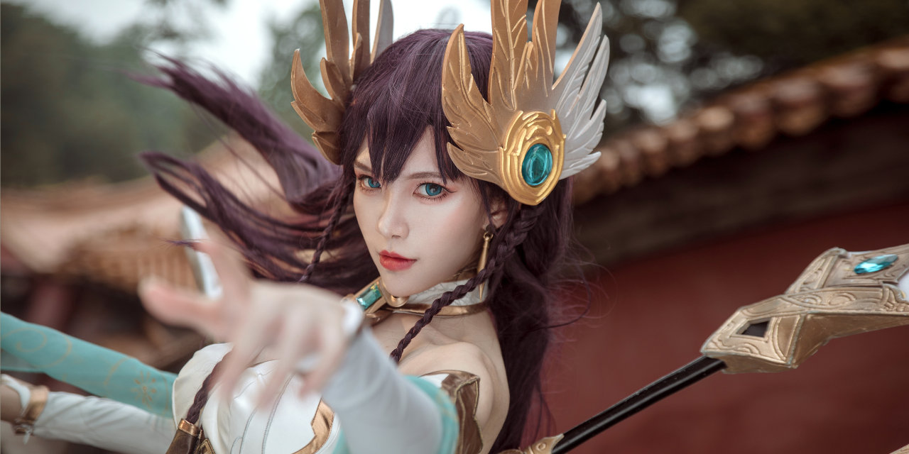 《英雄联盟》人物艾瑞莉娅COS真人图刀妹（CN：月潋寒殇）-图集侠
