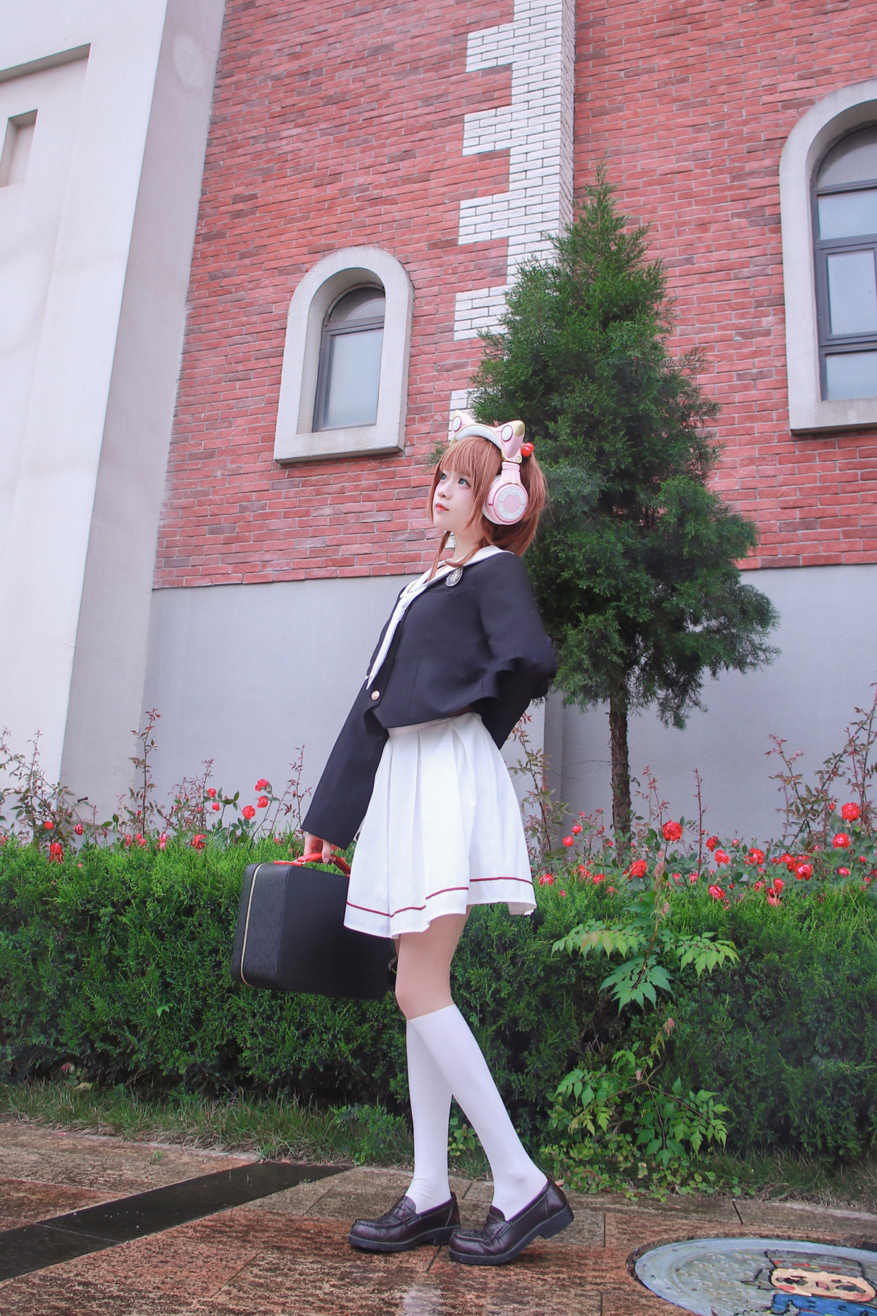 动漫《魔卡少女樱》小樱真人COS图 (CN：小奶糕Milky)-图集侠