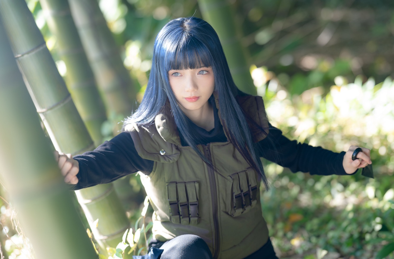 治愈系Coser茶叶小果，汉服cosplay天女下凡-图集侠