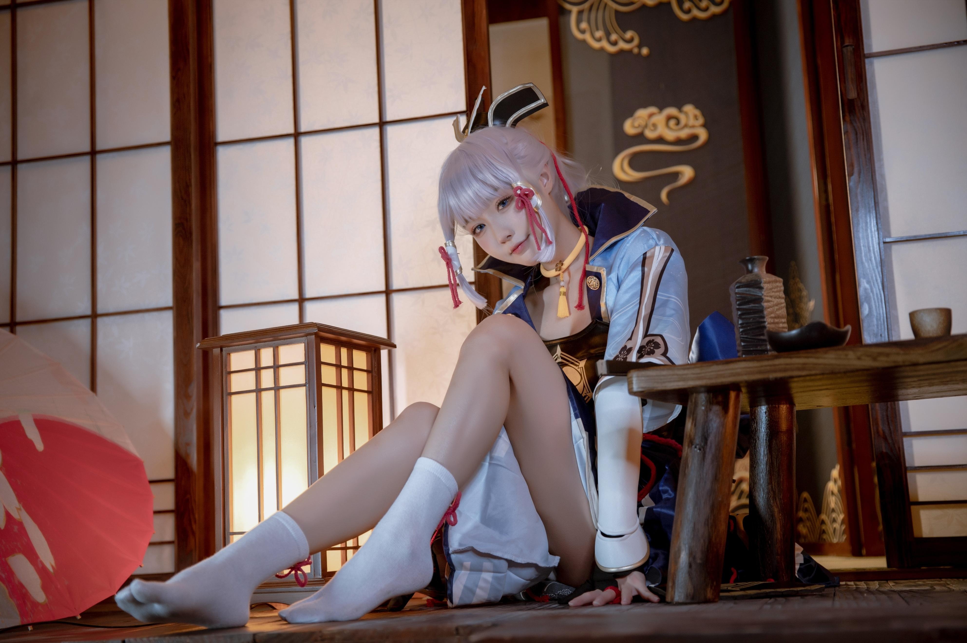 游戏《原神》神里凌华COS图 (CN：阿包也是兔娘)-N5次元