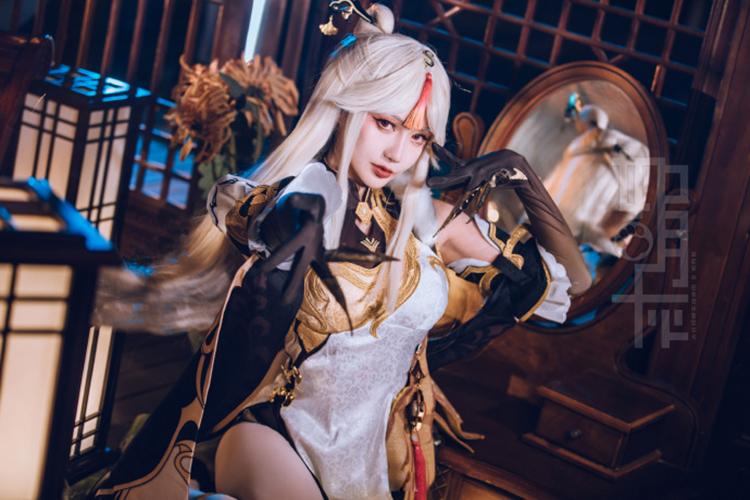 游戏《原神》凝光COS真人图（CN：如月灰）-图集侠