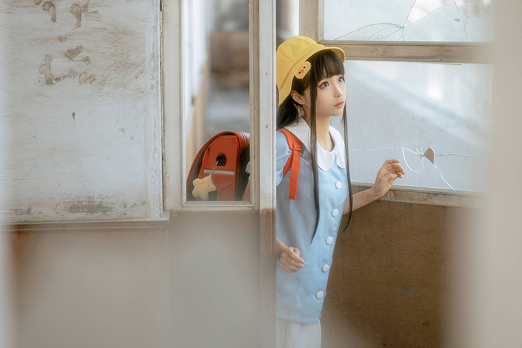 蠢沫沫Cosplay《小黄帽》主题摄影图片欣赏-图集侠