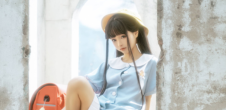 蠢沫沫Cosplay《小黄帽》主题摄影图片欣赏-图集侠
