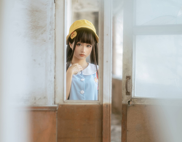 蠢沫沫Cosplay《小黄帽》主题摄影图片欣赏-图集侠