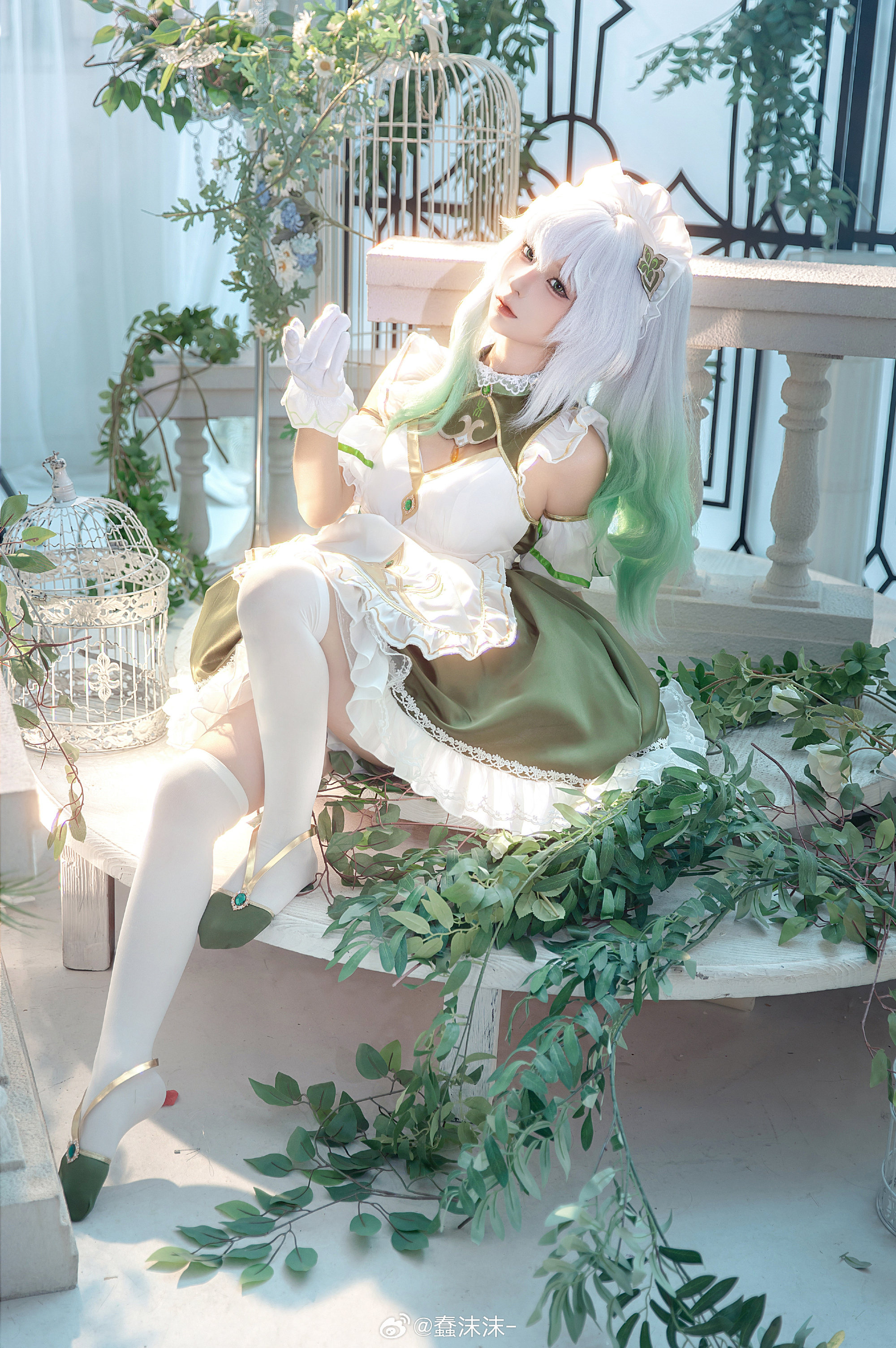 蠢沫沫最新套图草神女仆-N5次元