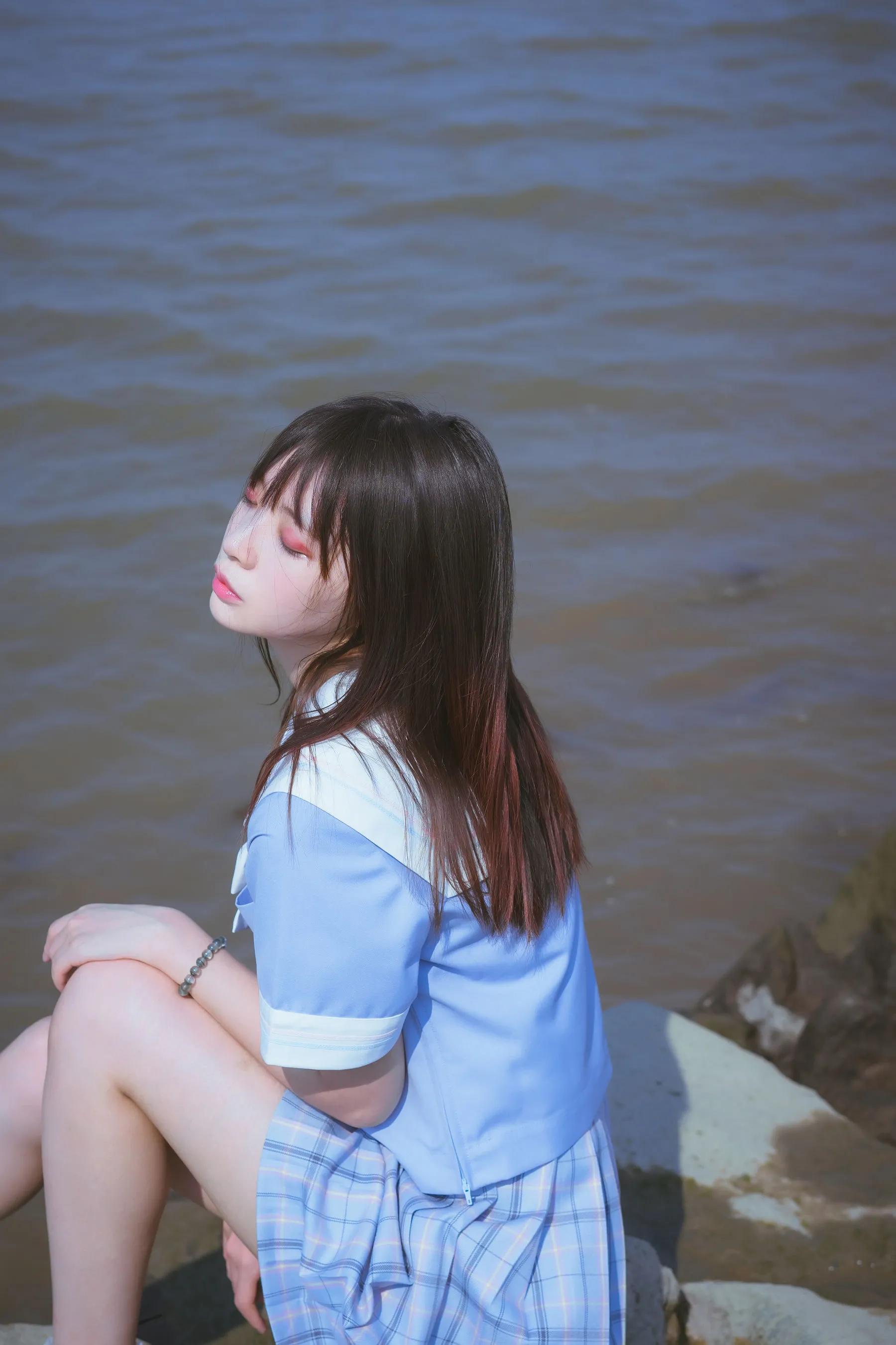 疯猫ss《一起去海鸥岛吧》少女海边美图摄影-N5次元