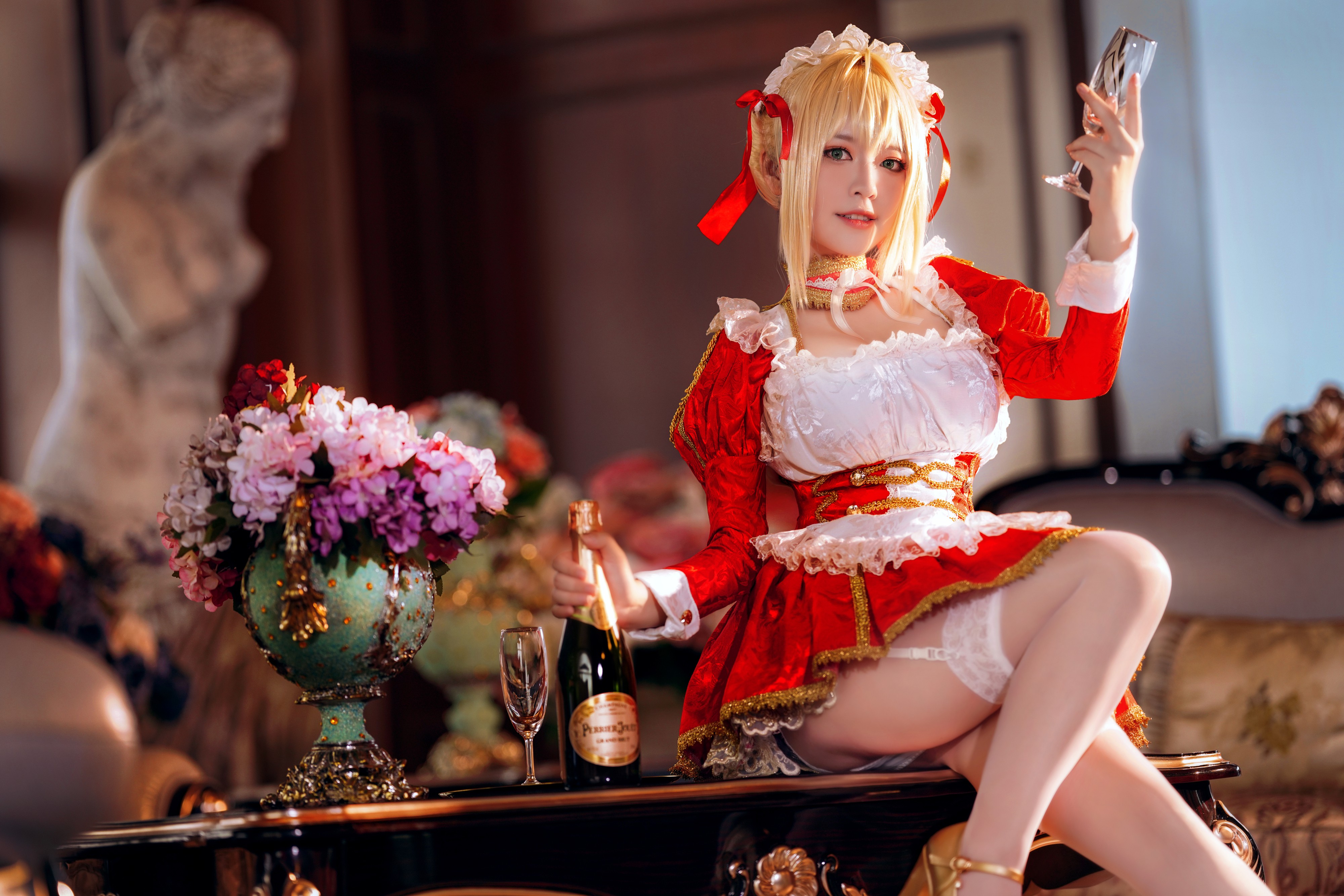 FGO-Nero(尼禄)COS美图欣赏(CN：半半子)-泡泡堂
