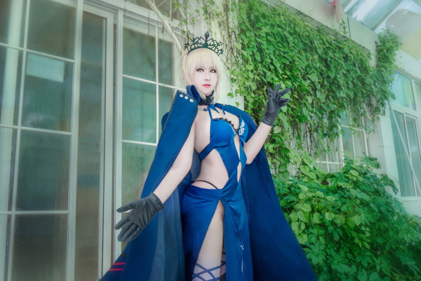 FateGrandOrder 黑saber cosplay欣赏（CN：虚空_澪绫）-图集侠