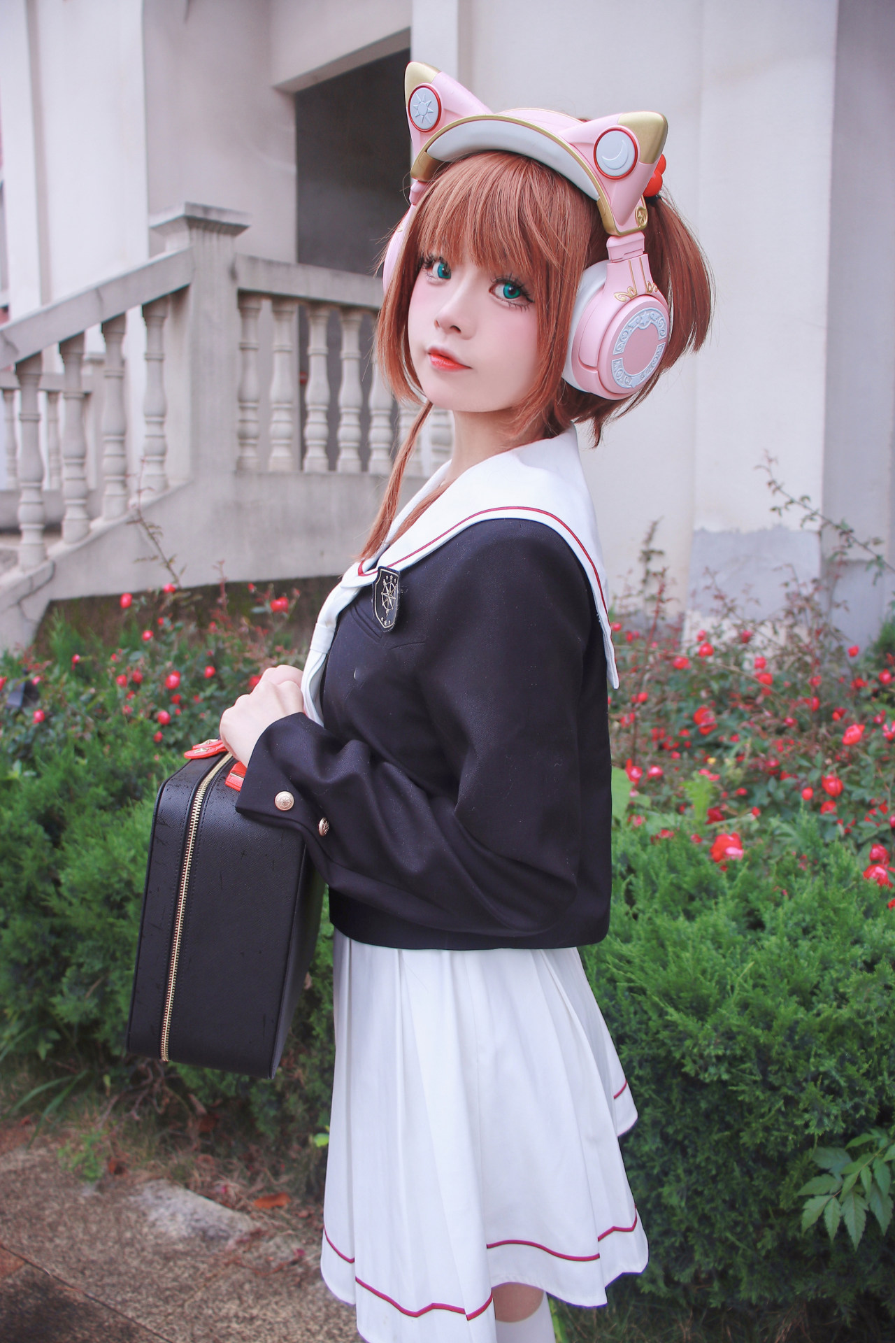 动漫《魔卡少女樱》小樱真人COS图 (CN：小奶糕Milky)-图集侠